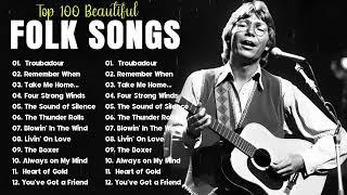 Best Folk & Country Songs - Classic 60's 70's Folk & Country Songs -S.& Garfunkel, Neil Young...