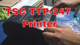 TSC TTP 247 Printer  Unboxing and Quick Review by IT Support BD