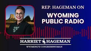 Wyoming Public Radio | Rep. Hageman recaps her first year in Congress.