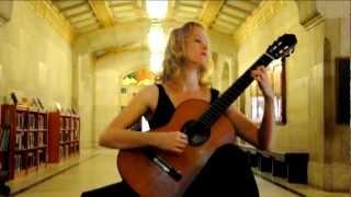 J.S. Bach - Cello Suite No. 6 Prélude - Eva Beneke (guitar)