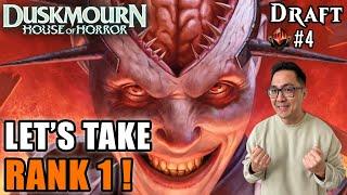 World Championship Commentator Goes For Rank 1 | Duskmourn Draft | Mythic Rank 4 | MTG Arena