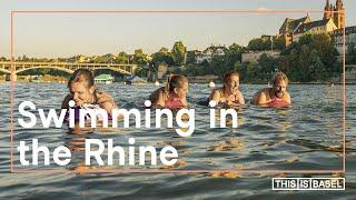 Swimming in the Rhine in Basel [Switzerland]