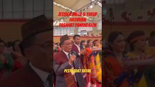 Jessica Mila & Yakup Pasahat Panandaion di Pesta Adat Batak #jessicamila #yakuphasibuan #adatbatak