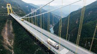1600 foot (496m) Rope swing in China: Siduhe Bridge | DROPROPE