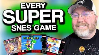 EVERY SNES Game that Starts with SUPER... 60+ games