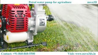 Petrol water pump 4 stroke high efficiency heavy duty agricultural equipment farm tool machines