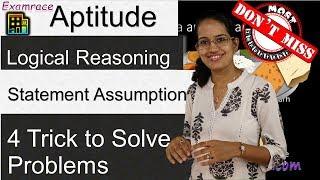 4 Tricks for Solving All Statement Assumption Problems (Examrace)