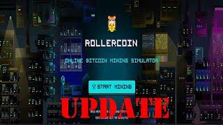 Rollercoin Virtual Cloud Mining Game Update