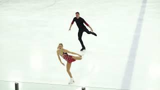 Alexa Knierim & Brandon Frazier - 2022 US Nationals Send Off at Great Park Ice