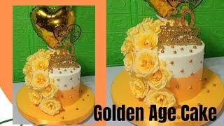 Golden Age, Cake Design, Fondant Look, Boiled Icing | CHOCHON CAKES