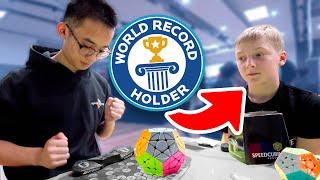 When the Rubik's world record holder judges you…