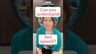 ️ Can you understand fast speech? #shorts