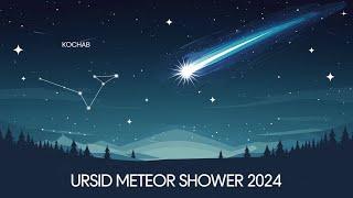 "Ursid Meteor Shower 2024: Best Time & Viewing Tips | Final Meteor Shower of the Year"