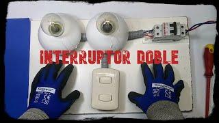 Como instalar un interruptor doble para dos focos/ Bien explicado