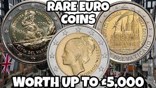 Rare Euro Coins Sold For Up To £5,000 — check your holiday change