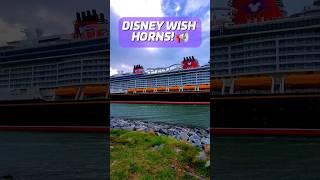 Crazy Disney Cruise Ship Horns! #cruise #travel
