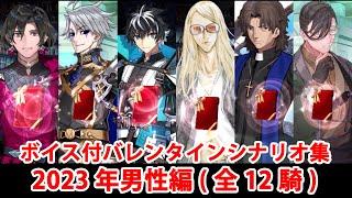 【FGO】バレンタインイベント フルボイス版ミニシナリオまとめ 男性編 (2023年新規・全12騎)（全差分あり）【Fate/Grand Order】