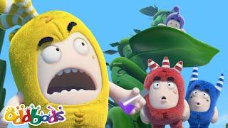 Jeff and the Beanstalk!  | Oddbods | Funny Cartoons for Kids | Moonbug Kids Express Yourself!