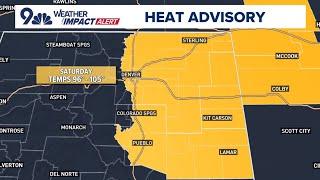 Extended forecast | High heat and fire danger Saturday