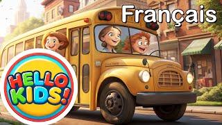 Les roues de l’autobus | Hello Kids! Chansons Pour Enfants Multilingues | Comptines