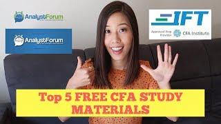 Top 5 FREE CFA Study Resources| 超实用！CFA免费学习资源分享