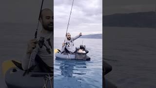 Eşsiz dogada botla balik avı #fishing #balıkavı #shorts