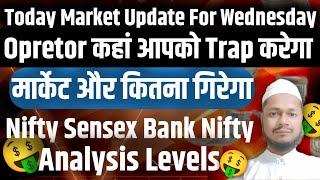 Share Market Update Today | Nifty Sensex Bank Nifty Analysis | आज मार्केट कैसा रहेगा !