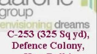 Aarone Group C-253 Defence Colony South Delhi Builder Floor Apartment Villas Collaboration Rent Sale