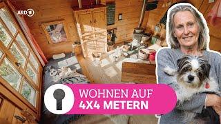 Tiny Holzhaus ohne Strom & Heizung: Geld und Ressourcen sparen | ARD Room Tour