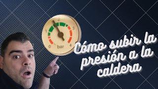 Como subir presión caldera Sime Brava