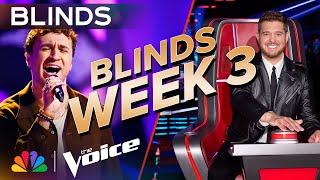 Show-Stopping Blind Auditions from Week 3 | The Voice | NBC