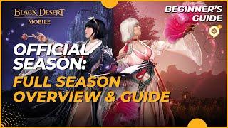 OFFICIAL SEASONAL CHARACTER - TIPS, TRICKS, & GUIDE | BLACK DESERT MOBILE: BEGINNER'S GUIDE (2023)