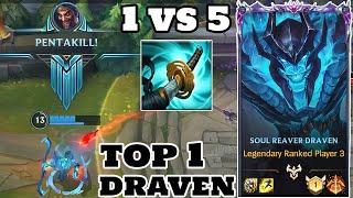 Wild Rift Draven - Top 1 Draven Gameplay Legendary Ranked