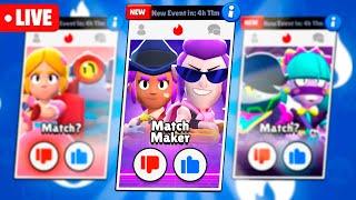 BRAWL STARS MATCH MAKER! (Valentine’s Day Special LIVE)