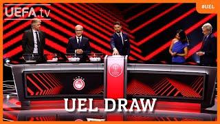 2024/25 #UEL League Phase Draw