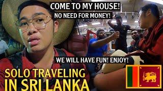 FIRST TIME TRAIN RIDE IN SRI LANKA  THEY WANT ME TO THEIR HOUSE FOR FUN!