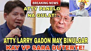 ATTY LARRY GADON SINUPAL-PAL SI ATTY SAL PANELO!