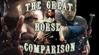 The Great Horse Comparison. MGS:V vs The Witcher 3 vs Red Dead Redemption