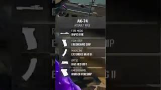 *FASTEST* KILLING AK-74 LOADOUT in Warzone!  BEST CLASS SETUP in Warzone Verdansk! #warzone #cod