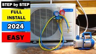 Della Mini Split AC Installation Step By Step 2024 | Total Installation