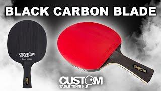 Custom Table Tennis Black Carbon Table Tennis Blade