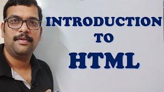 INTRODUCTION TO HTML