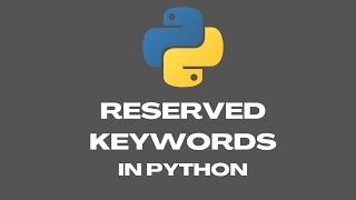 Reserved Keywords in Python #rlanguagestatistics #python