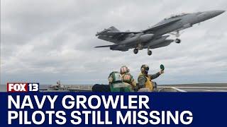 Navy Growler jet wreckage found; pilots still missing in WA