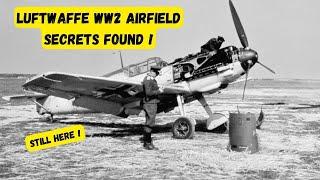 German WW2 airfield secrets. Luftwaffe took over and raided the Allies from here..