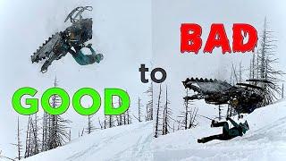 Deep Pow, Avy, & Inverts! Sledding Golden BC 2024