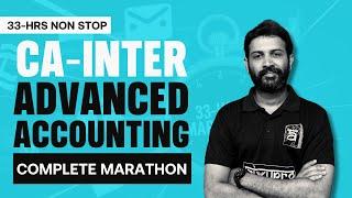 CA Inter Advanced Accounting Revision Marathon | May 2025 | Full Syllabus | CA Sandesh | ArivuPro