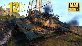 "WZ-111 model 5A" In big trouble on map Fjords - World of Tanks