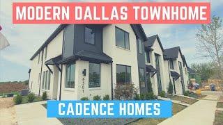 $350k Modern Townhome in Dallas TX (Cadence Homes | Natalie | Urban Trails | Viridian)