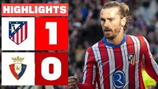 ATLÉTICO DE MADRID 1 - 0 CA OSASUNA I HIGHLIGHTS LALIGA EA SPORTS